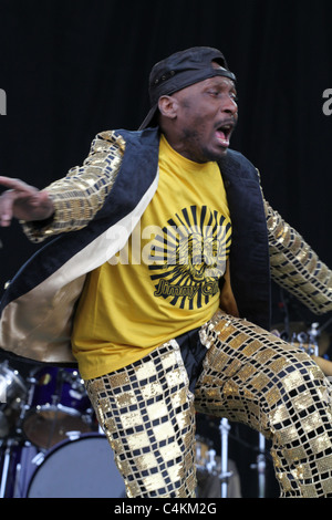 Le légendaire Jimmy Cliff à jouer au Festival 2011 à Finsbury Park, Londres Banque D'Images