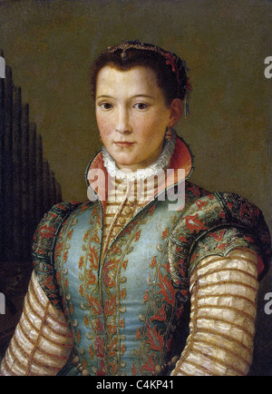 Alessandro Allori Eleonora da Toledo 1560 Musée de l'Ermitage, Saint-Pétersbourg, Russie Banque D'Images