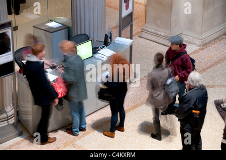 Grand Hall, Ticket, Metropolitan Museum of Art, New York, Banque D'Images
