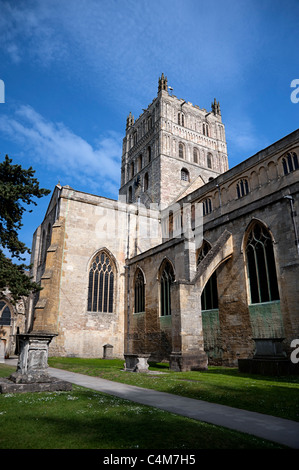 Abbaye de Tewkesbury Banque D'Images