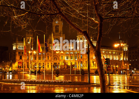 Plaza de la Cibeles, Madrid, Espagne Banque D'Images