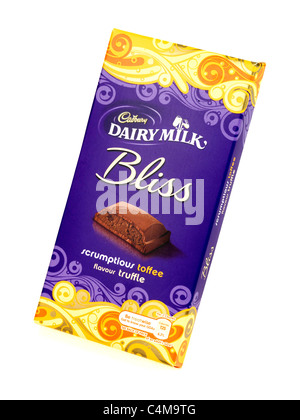 Cadbury's Dairy Bar chocolat Lait Caramel Bliss Banque D'Images