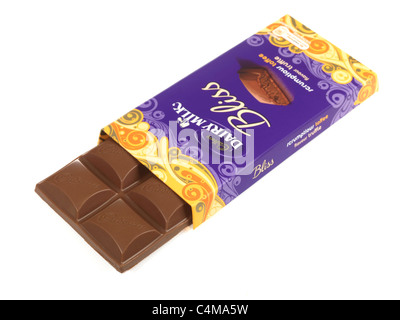 Cadbury's Dairy Bar chocolat Lait Caramel Bliss Banque D'Images