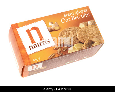 Biscuits d'avoine à la gingembre et à la tige de Nairn Banque D'Images