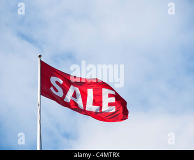 Vente pavillon au vent Banque D'Images