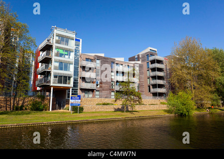 Riverside Heights Apartments à Norwich, Royaume-Uni Banque D'Images