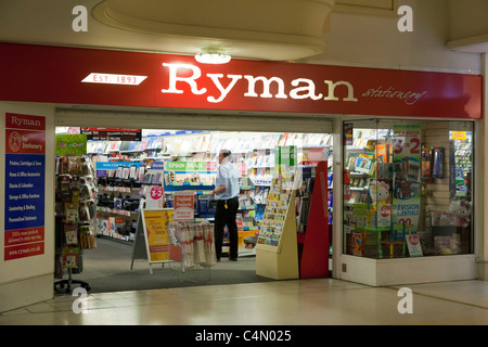 Ryman papeterie en UK Banque D'Images