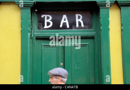 Bar dans la péninsule de Dingle, Co Kerry, Ireland Banque D'Images