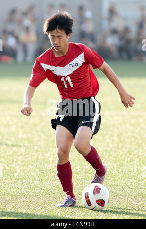 Jonathan Tan de Singapour U16 en action au cours de la 23e Coupe de la ville de Lion de Canon. Banque D'Images