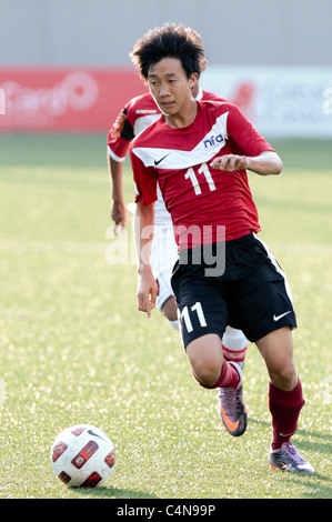 Jonathan Tan de Singapour U16 en action au cours de la 23e Coupe de la ville de Lion de Canon. Banque D'Images