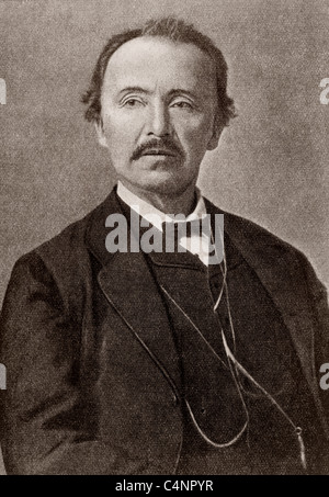 Heinrich Schliemann, 1822 -1890. Homme d'affaires allemand et archéologue amateur qui Troy excavés. Banque D'Images