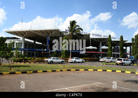 Logo couleurs d'avion Kenya Airways Aéroport de Nairobi Banque D'Images