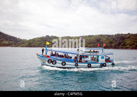 Les bateaux d'excursion Excursion sur l'île de Koh Chang en Thaïlande du sud-est de l'Asie ; Banque D'Images