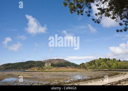 Château de Tioram, Loch Moidart, Lochaber, Ecosse Banque D'Images