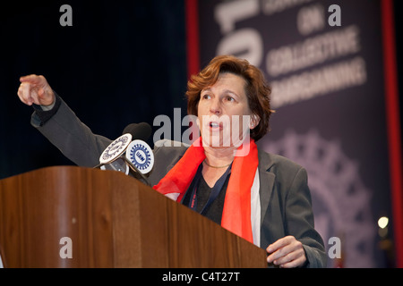 Le Président de l'AFT Randi Weingarten Banque D'Images