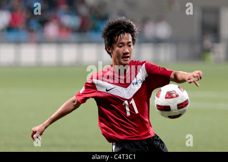 Jonathan Tan de Singapour U16 en action au cours de la 23e Coupe de la ville de Lion de Canon. Banque D'Images