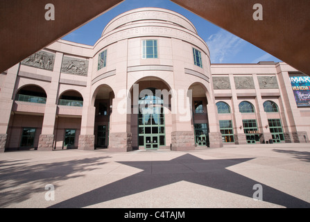 Histoire de Bob Bullock Texas Museum - Austin, Texas Banque D'Images