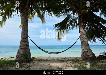 Plage de Salang, Pulau Tioman, Pahang, Malaisie Banque D'Images