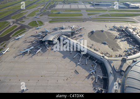 L'aéroport international Lester B. Pearson, Toronto, Ontario, Canada Banque D'Images