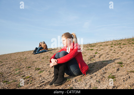 L'exclusion des adolescents Banque D'Images