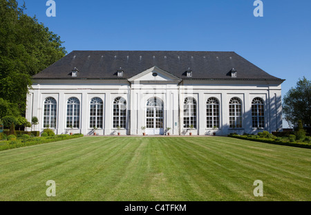 L'orangerie, Château de Seneffe château, Seneffe, Hainaut, Wallonie, Belgique Banque D'Images