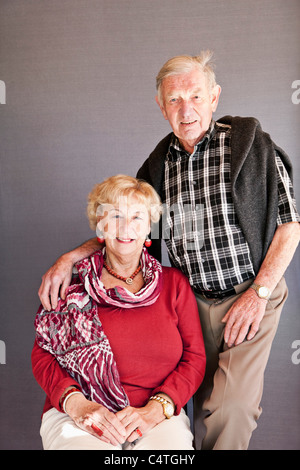 Couple de personnes âgées Banque D'Images