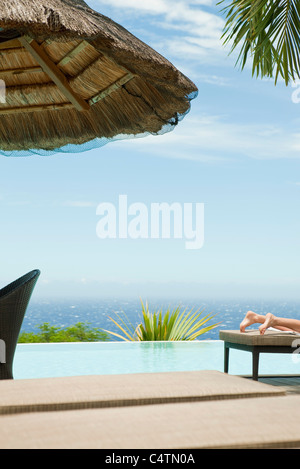 Personne de station balnéaire Banque D'Images