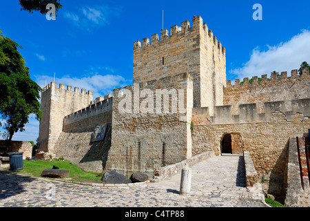 L'Europe, Portugal, Castelo de Sao Jorge à Lisbonne Banque D'Images