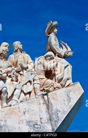 L'Europe, Portugal, Monument aux découvertes à Lisbonne Banque D'Images