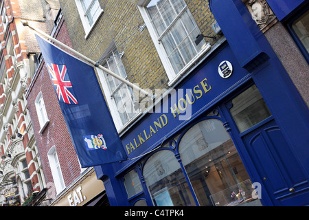 HOUSE FALKLAND, leur gouvernement les bureaux sont situés à Broadway au loin de la rue Victoria à Westminster. Banque D'Images