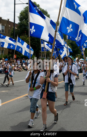 St Jean Parade Montréal Canada Banque D'Images