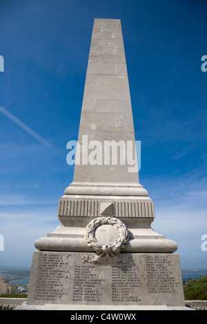 War Memorial à Portland Heights, à l'Île de Portland, Dorset, England, UK Banque D'Images