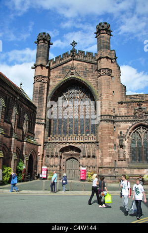 La cathédrale de Chester, Chester, Cheshire, Angleterre, Royaume-Uni Banque D'Images