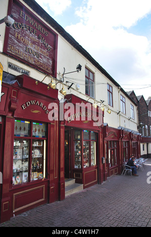 Market Lane, Hanley, Stoke-on-Trent, Staffordshire, Angleterre, Royaume-Uni Banque D'Images