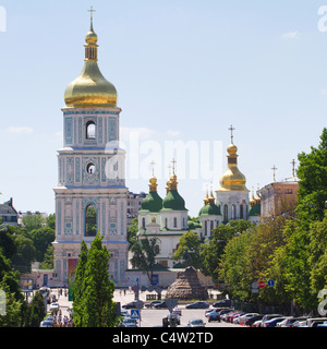 La Cathédrale Sainte-Sophie à Kiev, Ukraine Banque D'Images