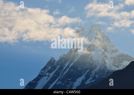 Machapuchare, Annapurna, de l'Annapurna Conservation Area, Gandaki, Pashchimanchal, Népal Banque D'Images