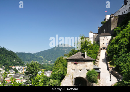 Château de Hohensalzburg, Salzburg, Salzburger Land , Autriche Banque D'Images