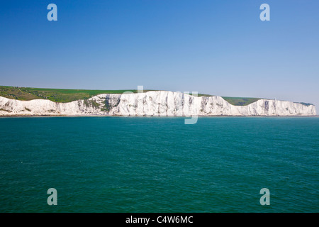 Falaises blanches de Douvres, l'emblème de l'Angleterre sur les côtes canadiennes Banque D'Images