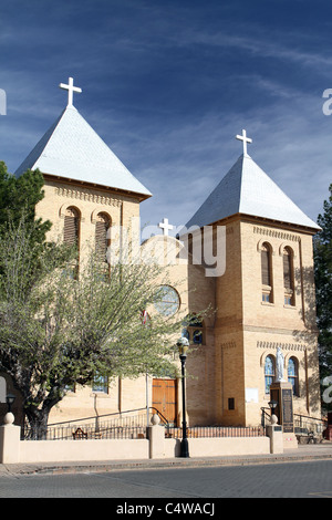 La basilique de San Albino à Mesilla, Nouveau Mexique Banque D'Images