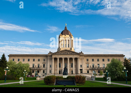 L'Édifice de l'Assemblée législative du Manitoba Banque D'Images