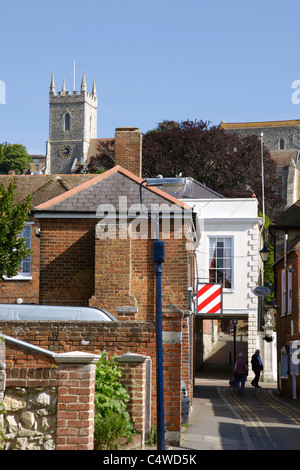 Église St Leonard's Hythe Kent Banque D'Images