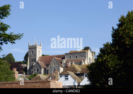 Église St Leonard's Hythe Kent Banque D'Images