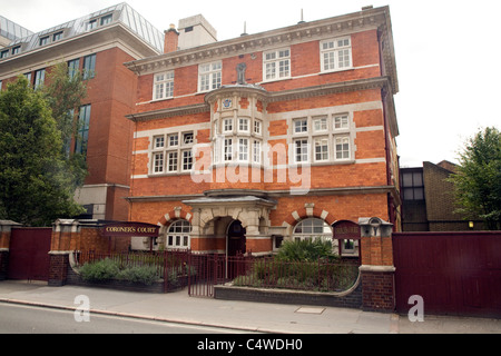 Édifice de la Cour du coroner, Horseferry Road, Westminster, Londres Banque D'Images