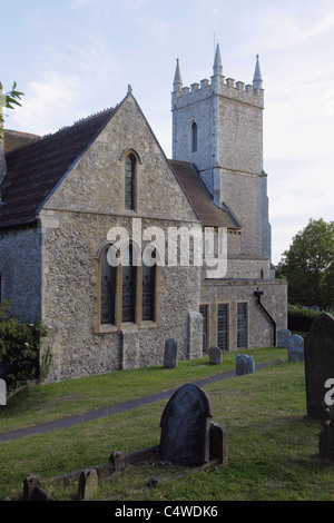 Église St Leonard's Hythe Kent Banque D'Images