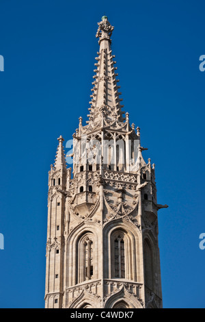 L'église Matthias, église Notre Dame Wicha Budapest, Hongrie, Europe Banque D'Images