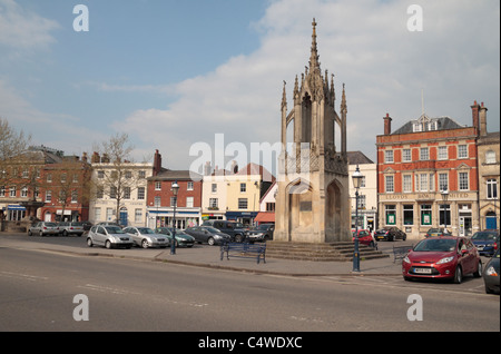 La Croix du marché, construit en 1814 et d'un marché à Devizes, Wiltshire, Angleterre. Banque D'Images