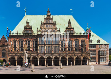Bremen Allemagne, Europe guildhall Banque D'Images