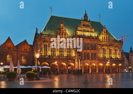 Bremen Allemagne, Europe guildhall Banque D'Images