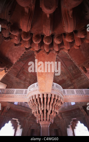 Diwam-i-Khas (salle des audiences privées), Fatehpur Sikri (Site du patrimoine mondial de l'UNESCO), de l'Uttar Pradesh, Inde Banque D'Images