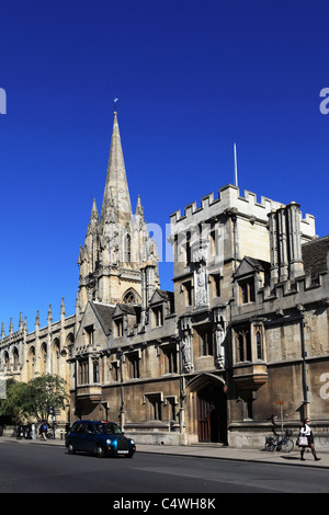 All Souls College, qui fait partie de l'Université d'Oxford, à Oxford, Angleterre. Banque D'Images
